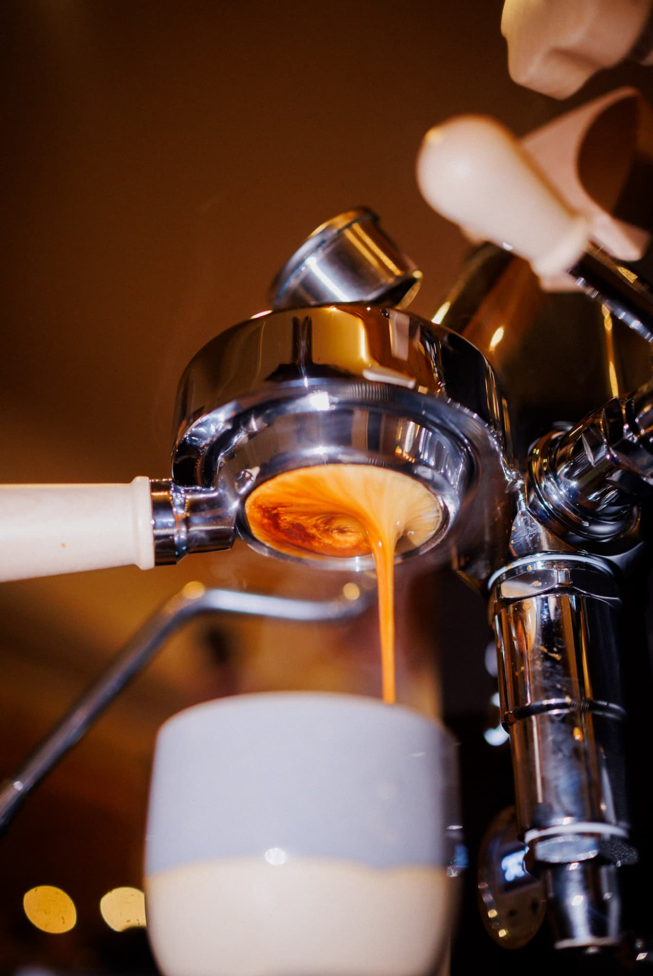 Artisanal espresso preparation